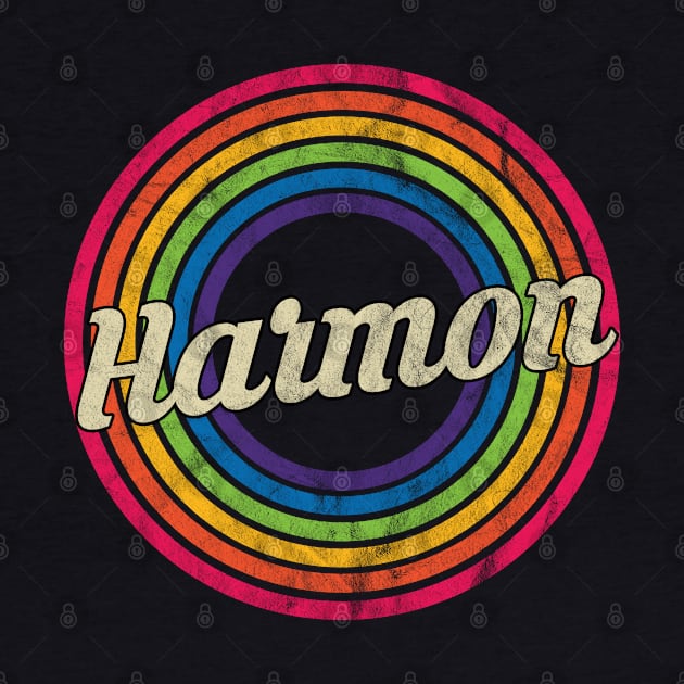 Harmon - Retro Rainbow Faded-Style by MaydenArt